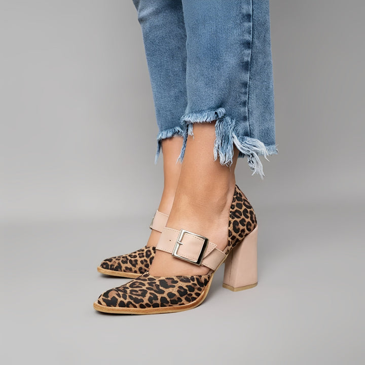 Loena | Elegant Leopard Heels