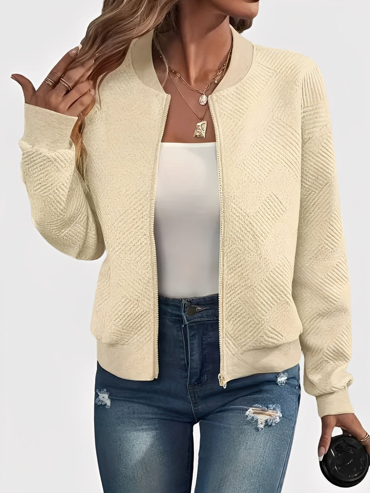 Laurie | Textured Zip Jacket