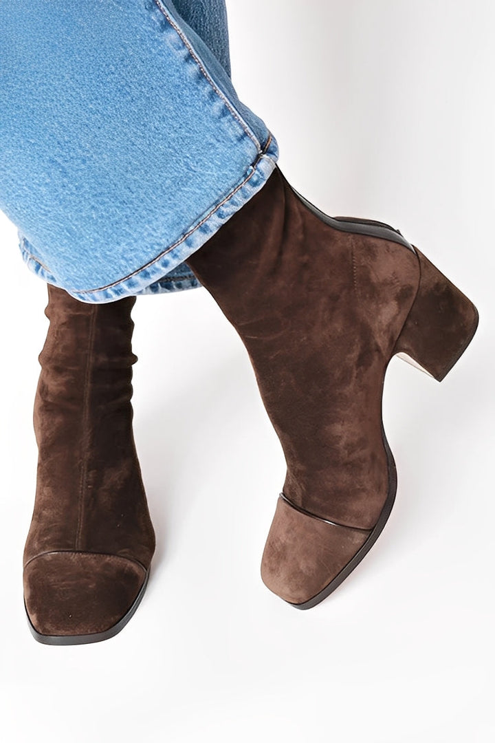 Clara | Suede Ankle Boots
