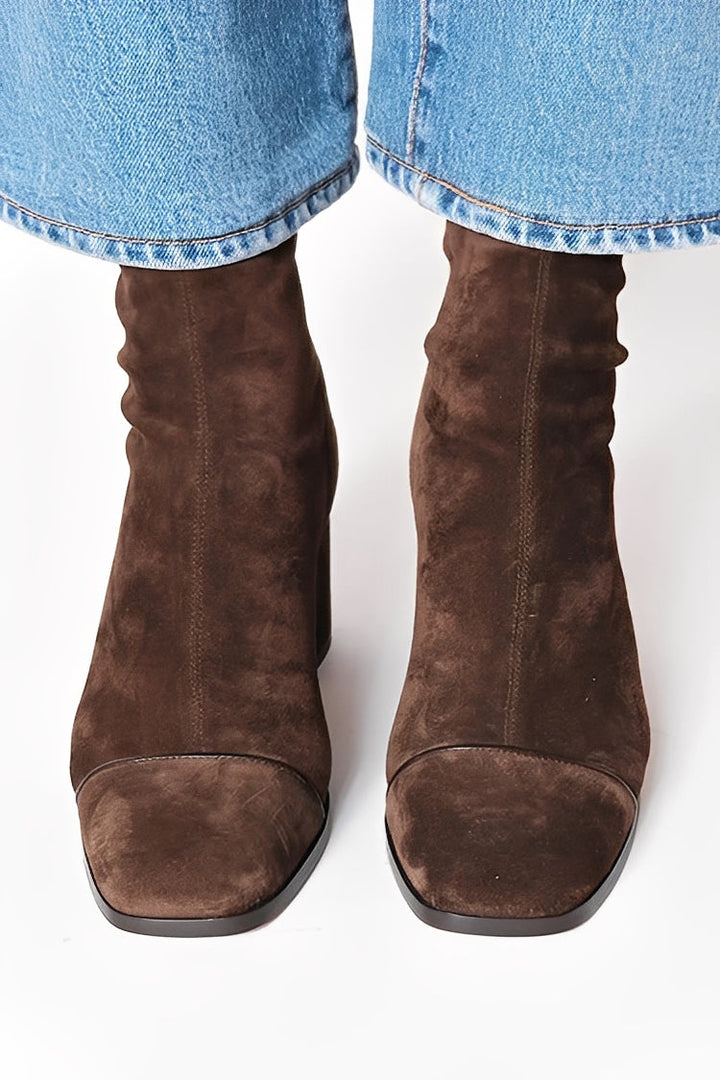 Clara | Suede Ankle Boots