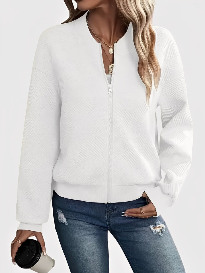 Laurie | Textured Zip Jacket