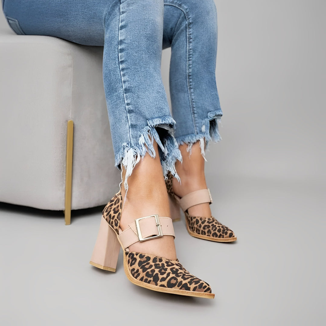 Loena | Elegant Leopard Heels