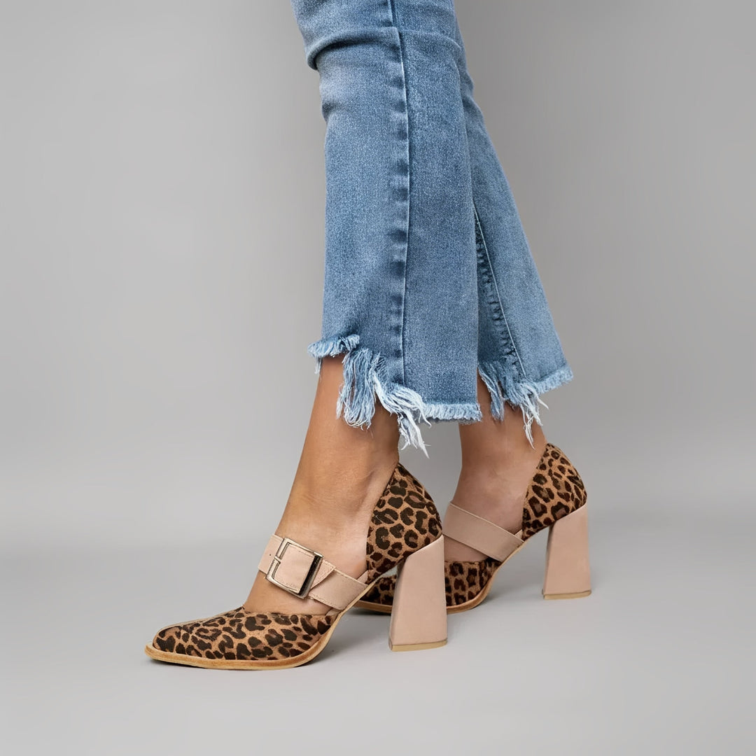Loena | Elegant Leopard Heels