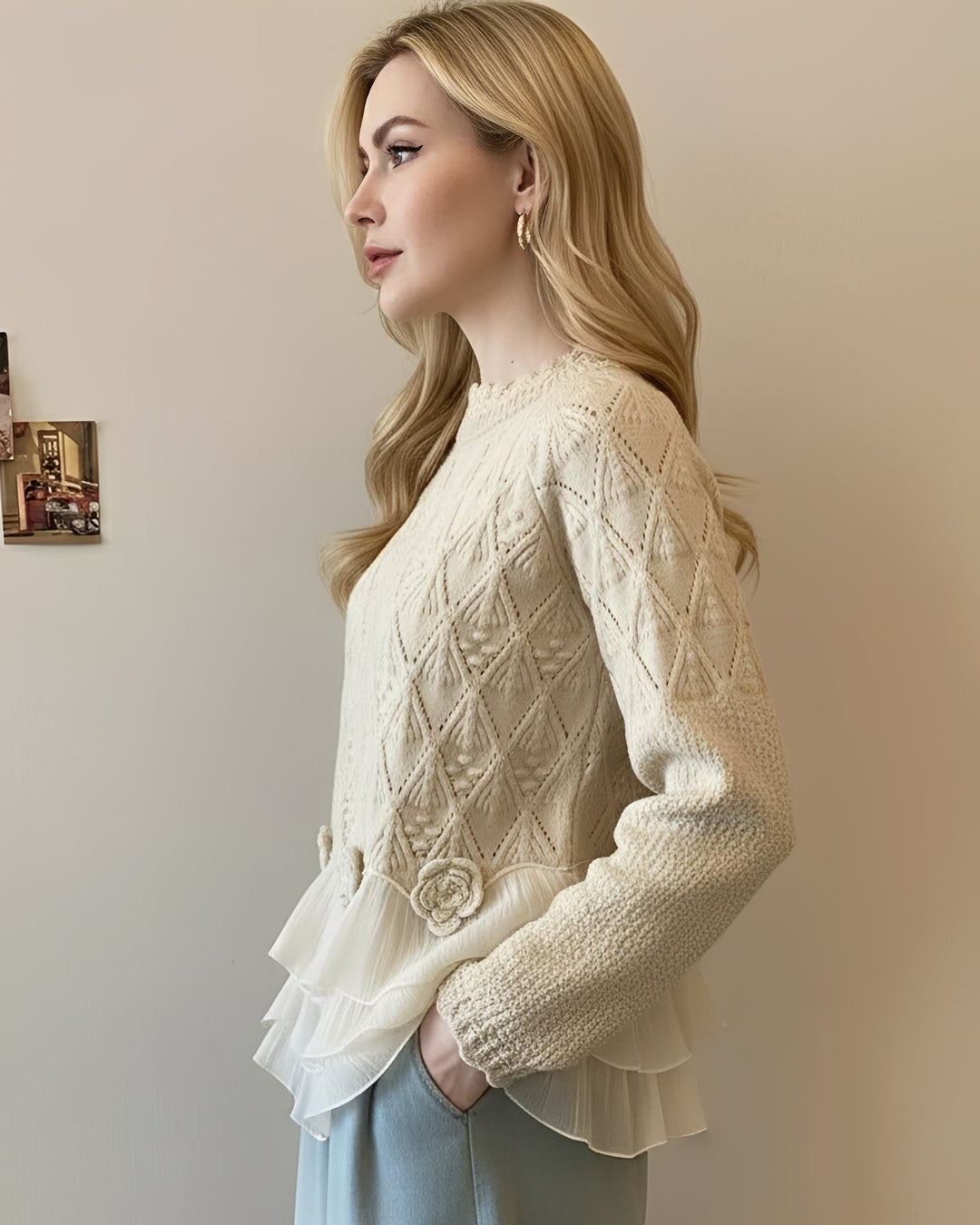 Taylor | Ruffle Cardigan