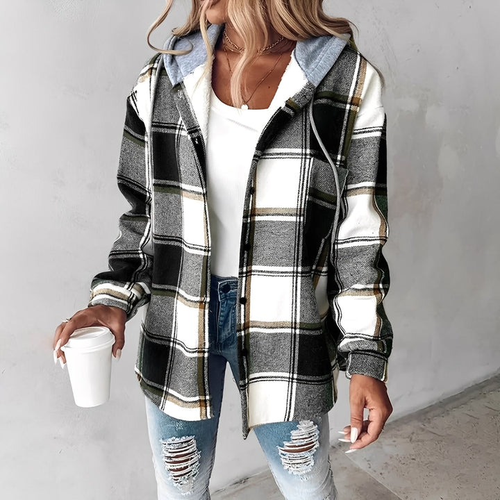 Brigitte | Cozy Plaid Jacket