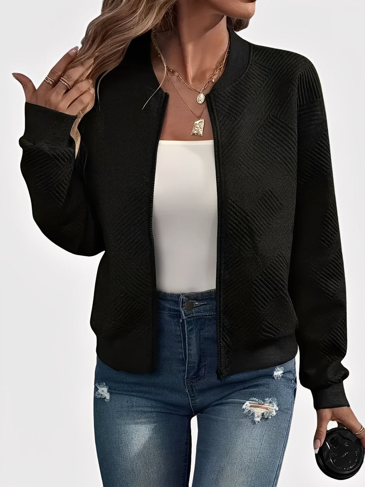 Laurie | Textured Zip Jacket