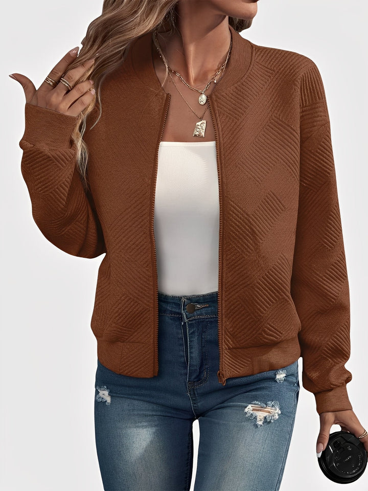 Laurie | Textured Zip Jacket