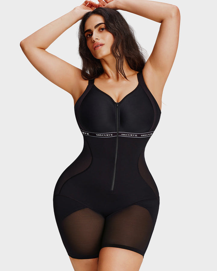 All-in-One Zipper Breathable Slimming Sculpting Bodysuit