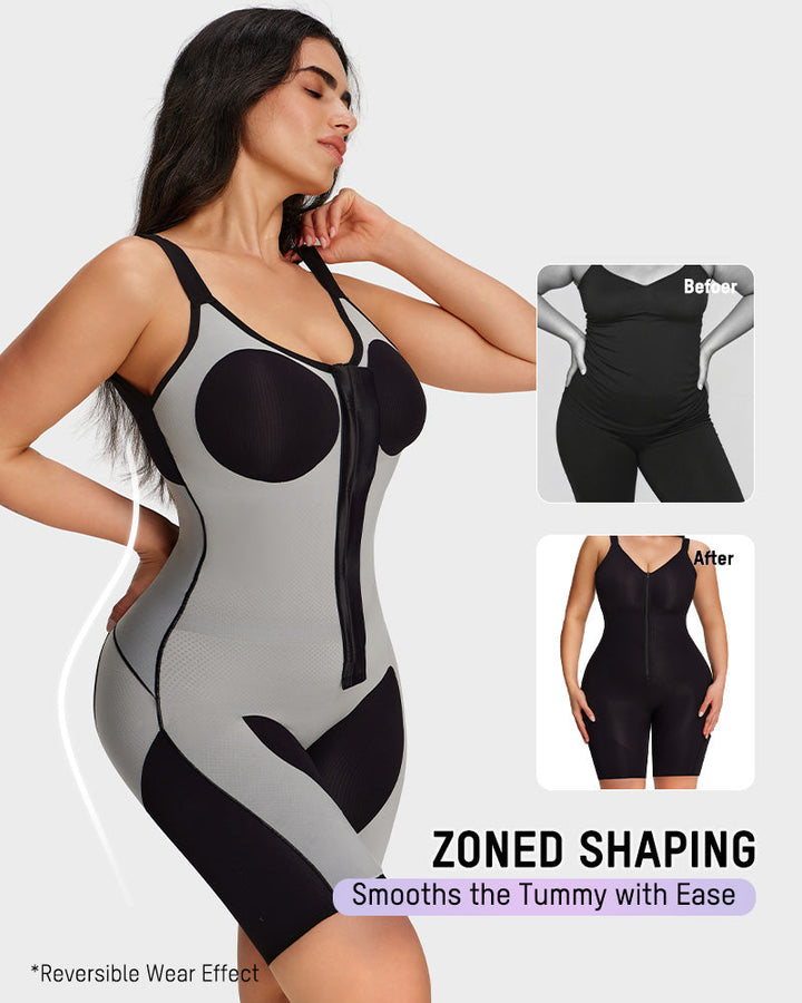 All-in-One Zipper Lightweight Sculpting Bodysuit