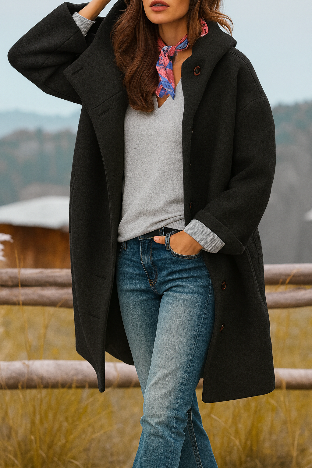 Nerina | Button Coat