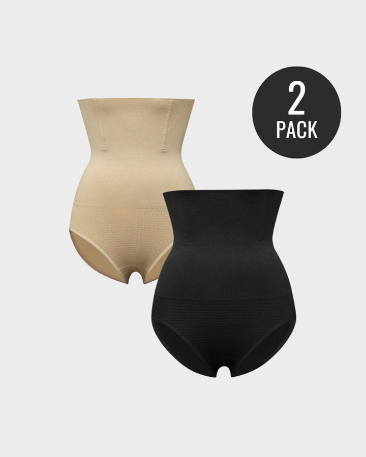 Firm Sculpt High Waisted Briefs(2 Packs)