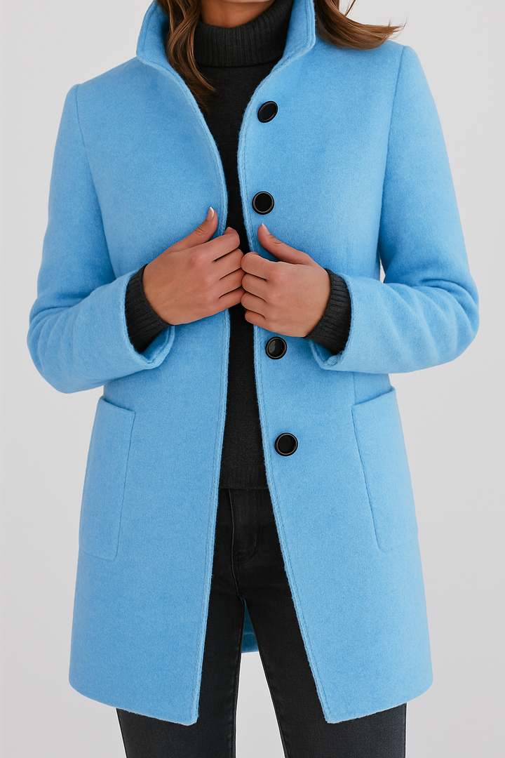 Ava | High Collar Coat